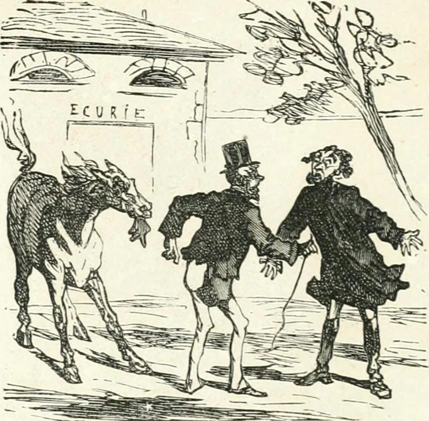An illustration from Cham, 1853, leaf 142
