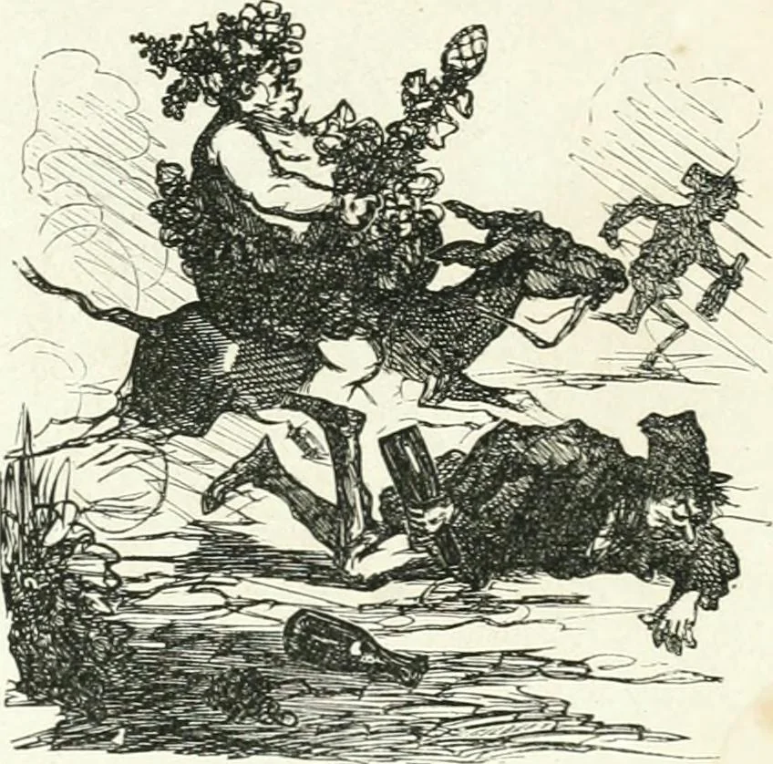 An illustration from Cham, 1853, leaf 146