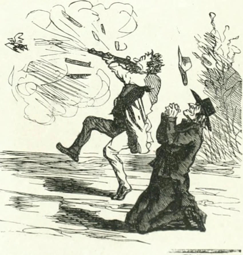 An illustration from Cham, 1853, leaf 148