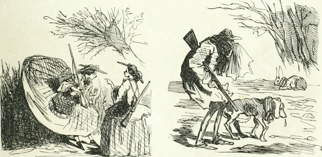 An illustration from Cham, 1853, leaf 154