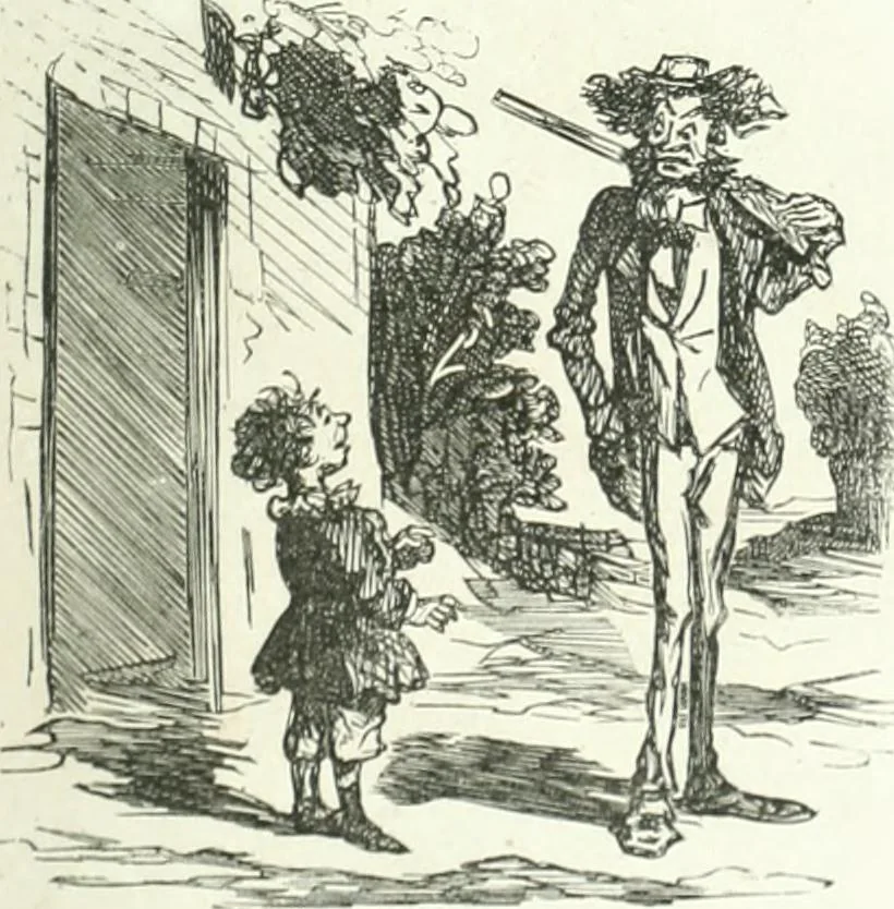 An illustration from Cham, 1853, leaf 156