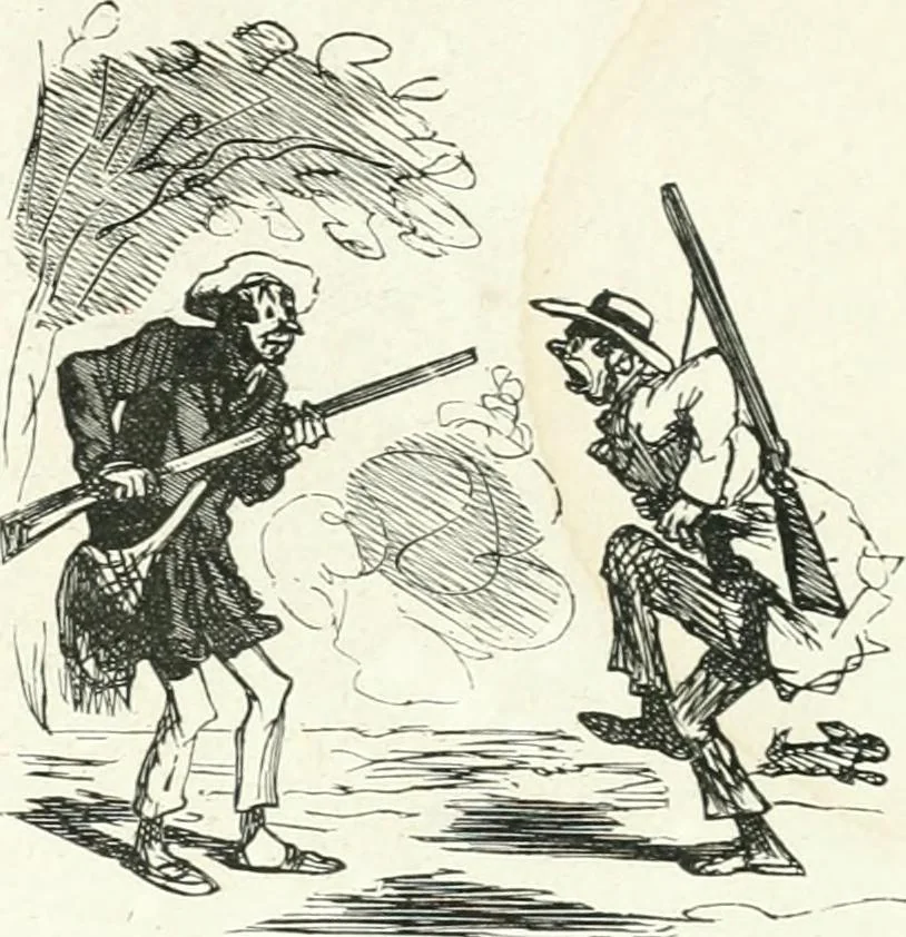 An illustration from Cham, 1853, leaf 158