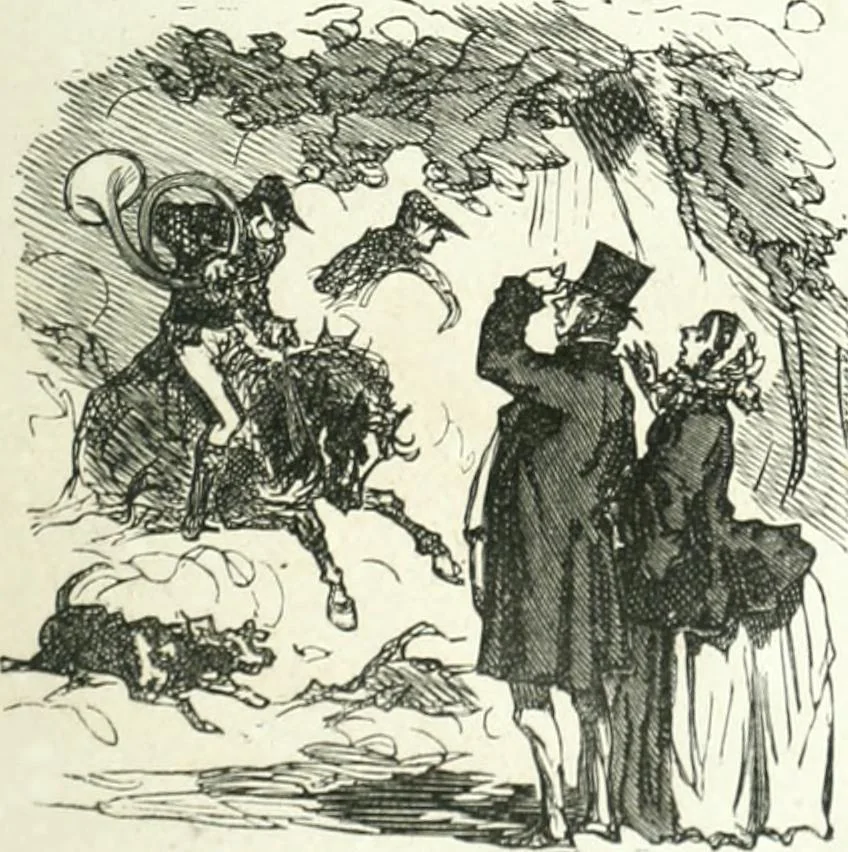 An illustration from Cham, 1853, leaf 158