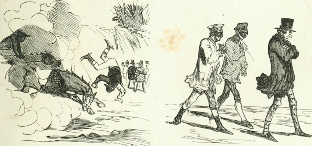 An illustration from Cham, 1853, leaf 162