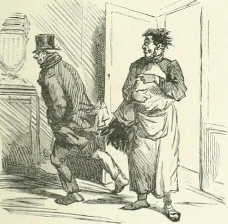 An illustration from Cham, 1853, leaf 166