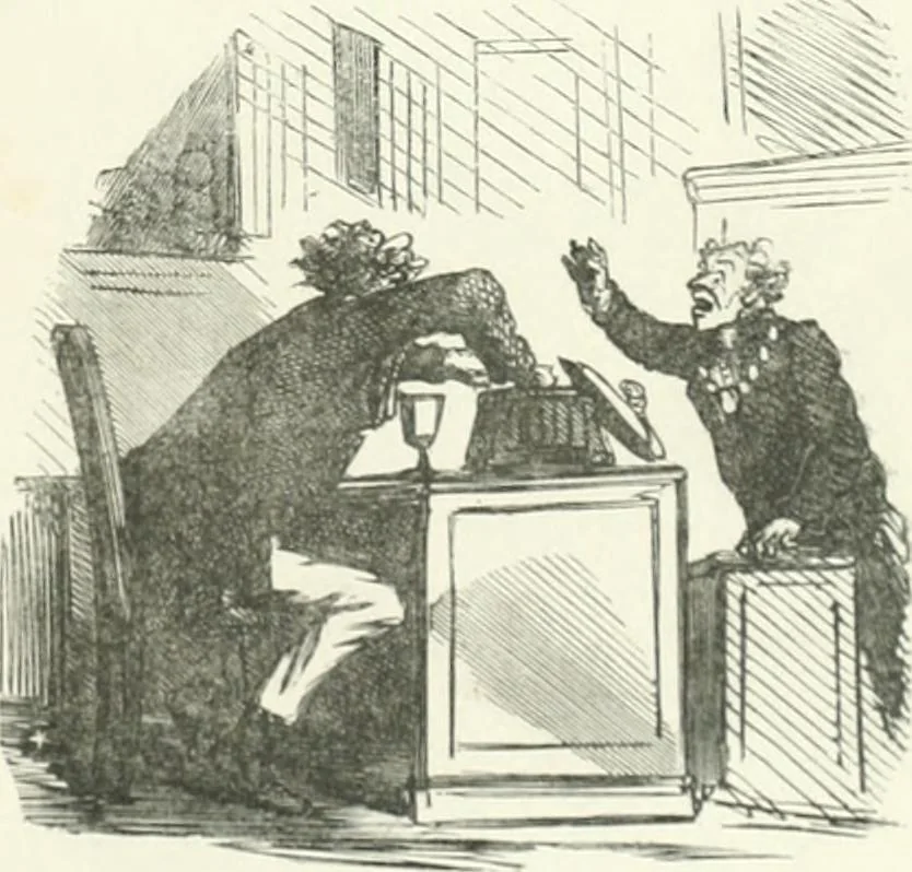 An illustration from Cham, 1853, leaf 166