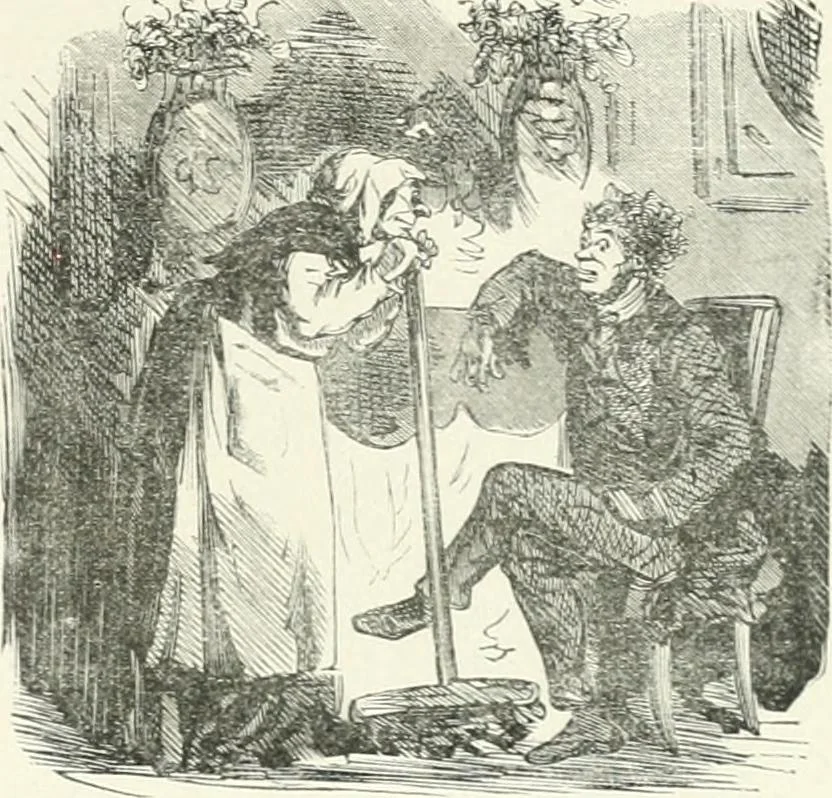 An illustration from Cham, 1853, leaf 168