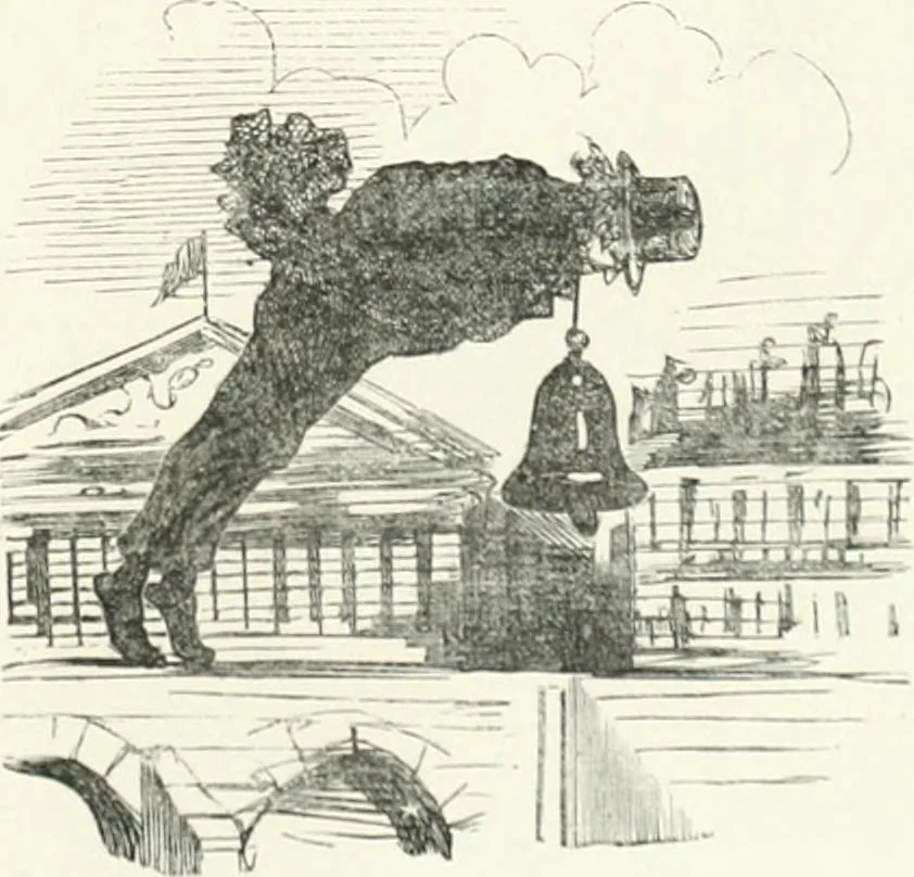 An illustration from Cham, 1853, leaf 168