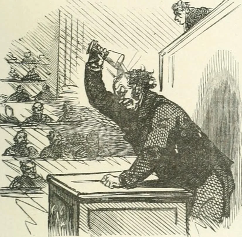 An illustration from Cham, 1853, leaf 180