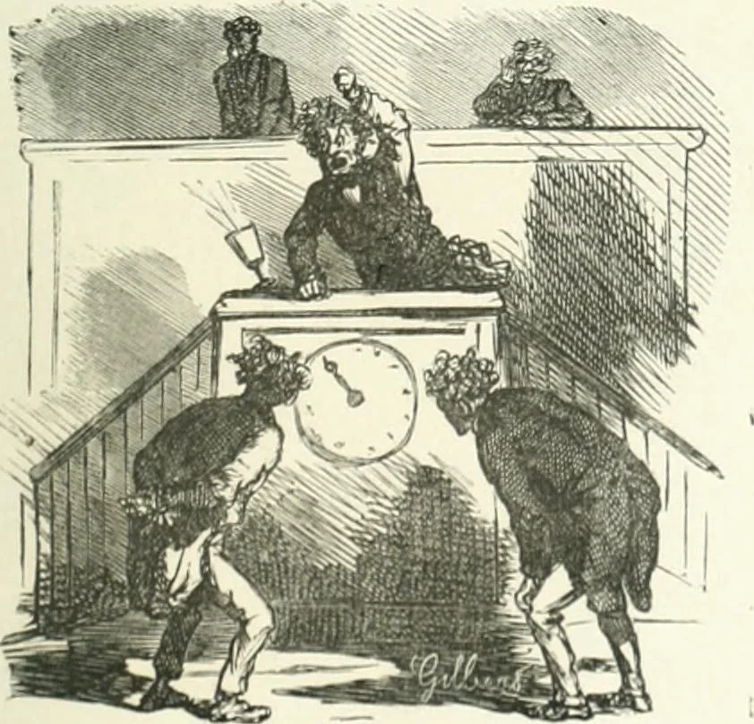 An illustration from Cham, 1853, leaf 182
