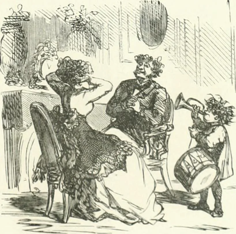 An illustration from Cham, 1853, leaf 182