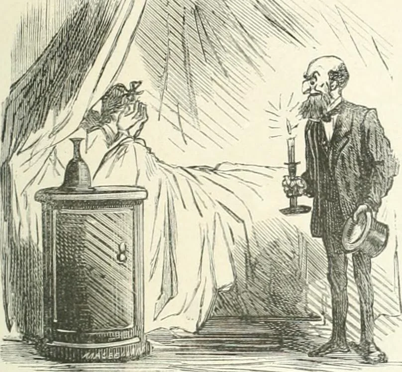 An illustration from Cham, 1853, leaf 184