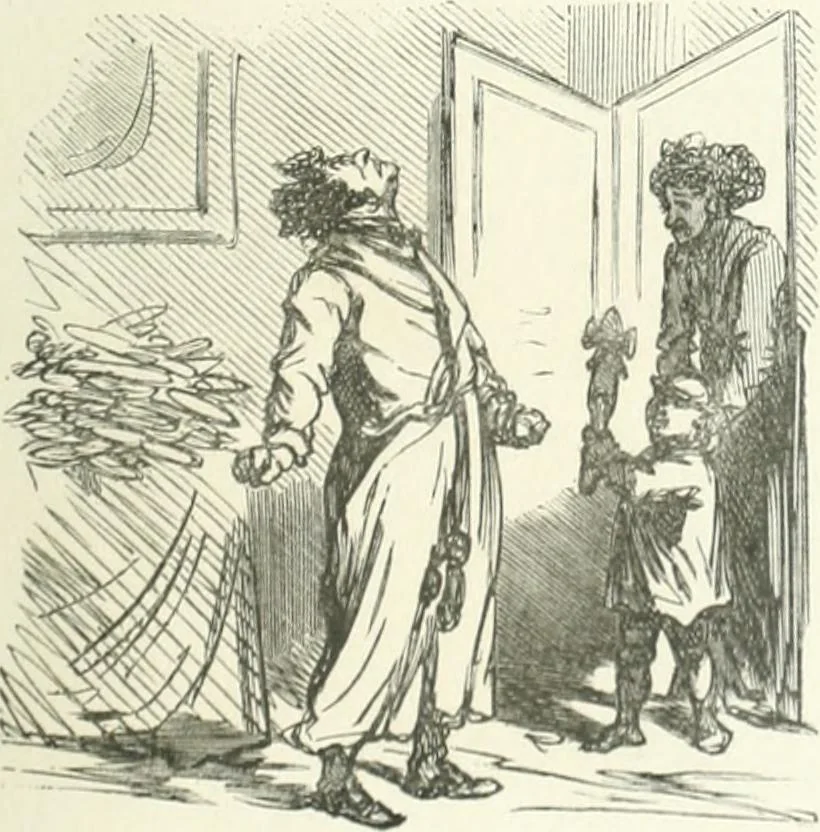 An illustration from Cham, 1853, leaf 184
