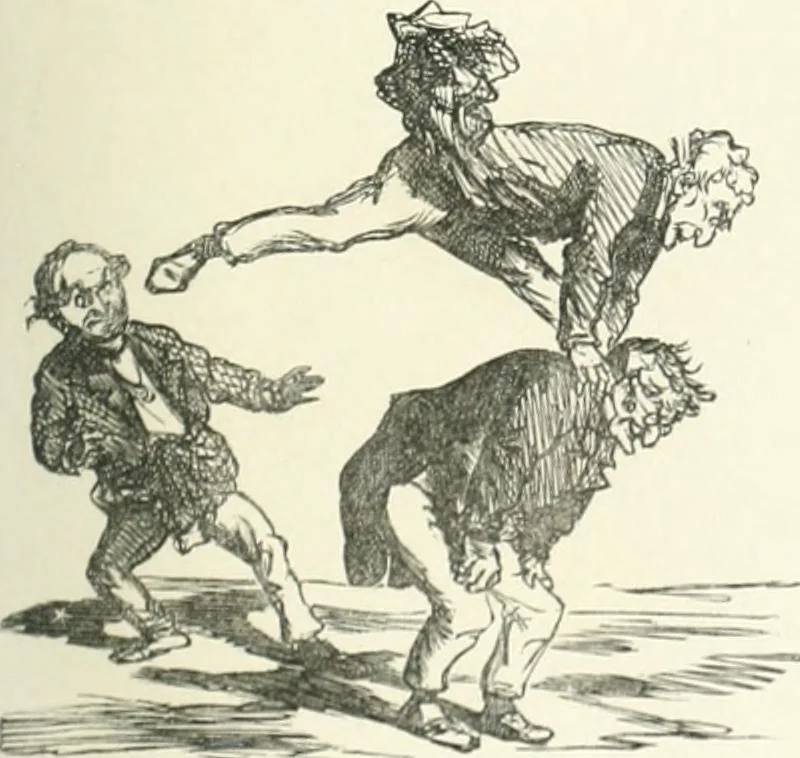 An illustration from Cham, 1853, leaf 190