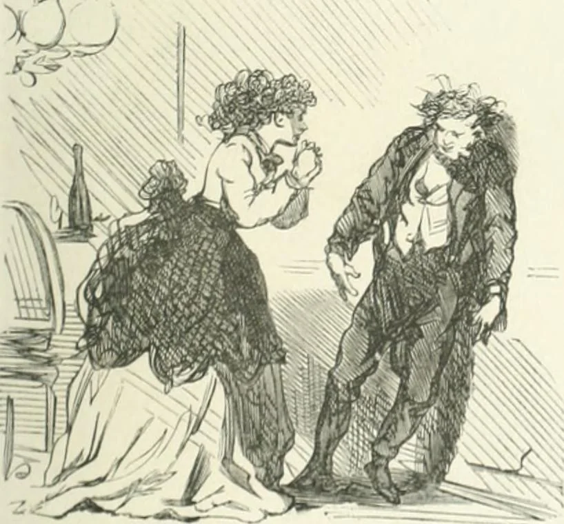 An illustration from Cham, 1853, leaf 194