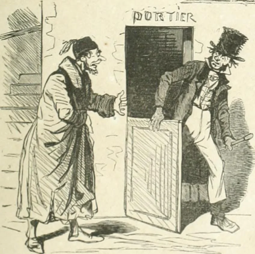 An illustration from Cham, 1853, leaf 198