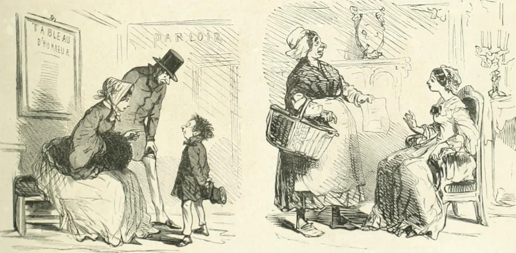 An illustration from Cham, 1853, leaf 200