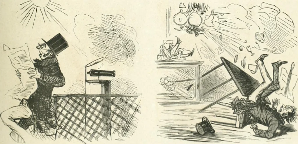 An illustration from Cham, 1853, leaf 216