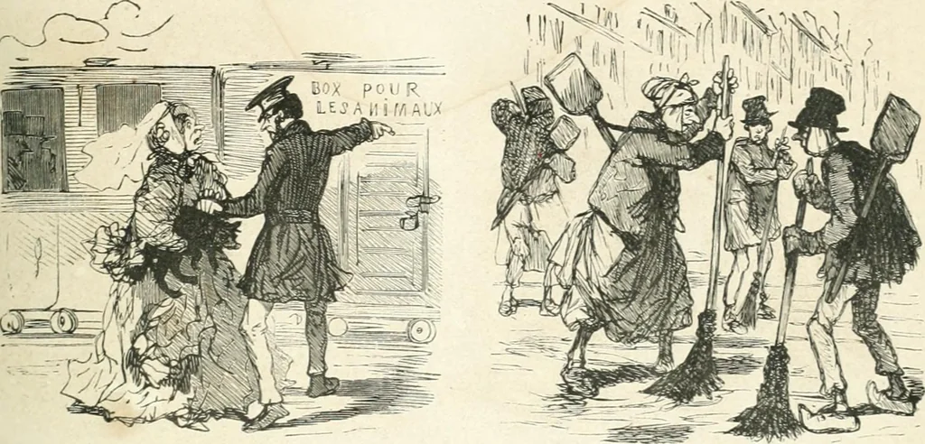 An illustration from Cham, 1853, leaf 218