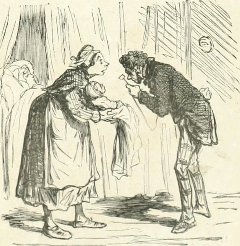 An illustration from Cham, 1853, leaf 222