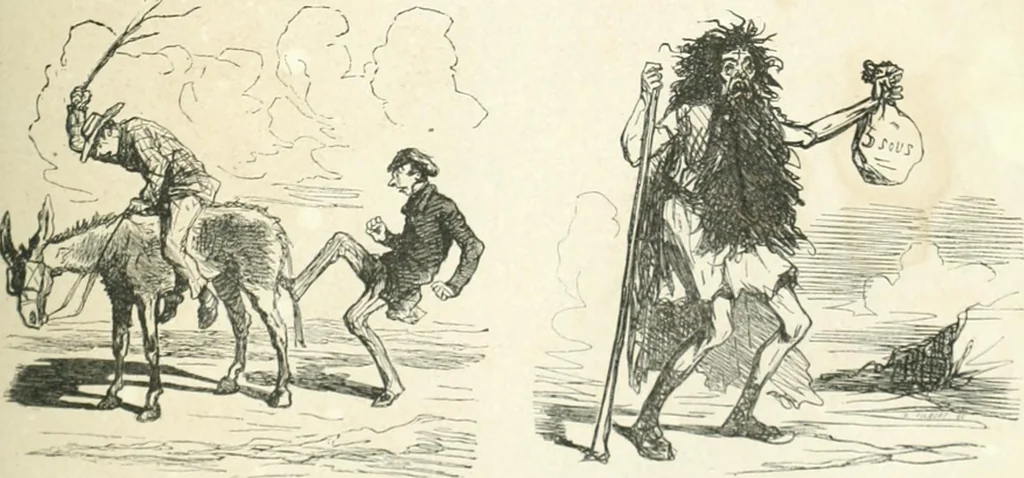 An illustration from Cham, 1853, leaf 224
