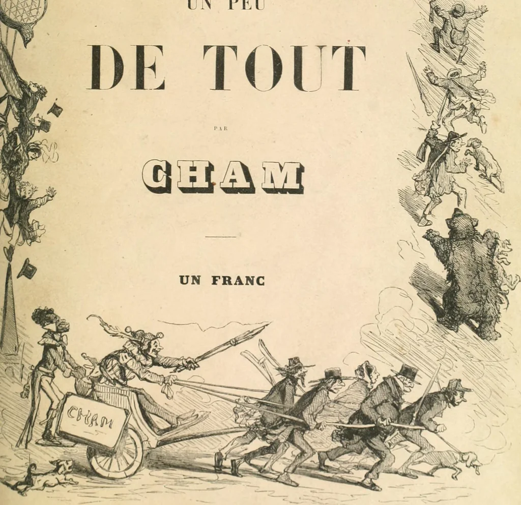An illustration from Cham, 1853, leaf 226