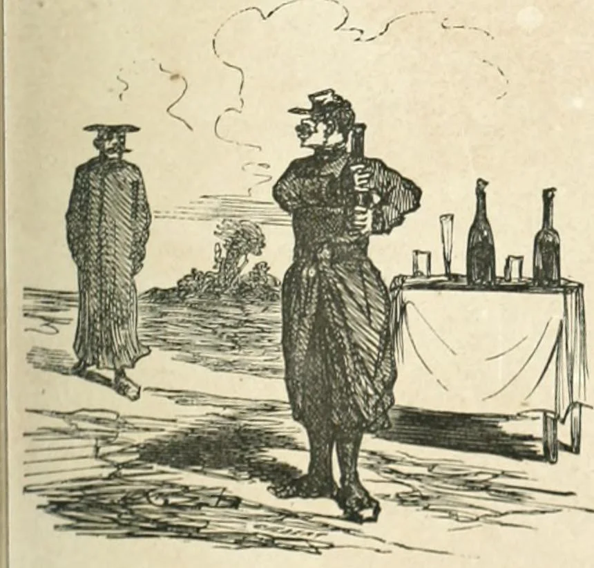 An illustration from Cham, 1853, leaf 230