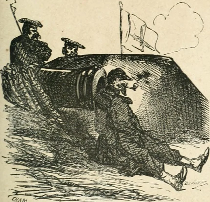 An illustration from Cham, 1853, leaf 232