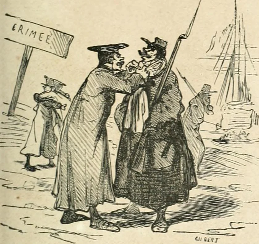 An illustration from Cham, 1853, leaf 234