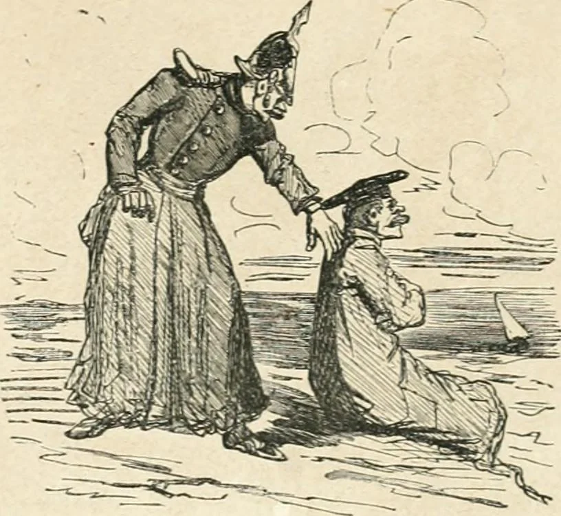 An illustration from Cham, 1853, leaf 234