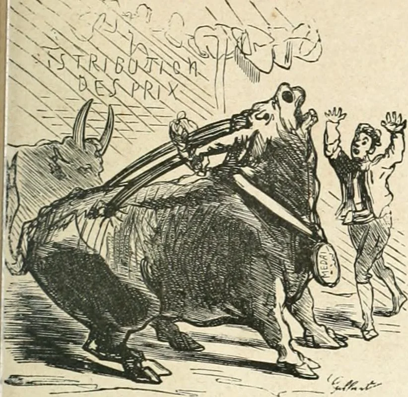 An illustration from Cham, 1853, leaf 256