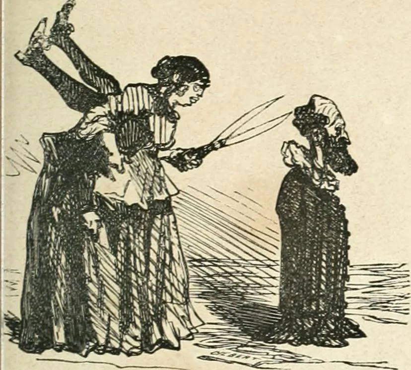 An illustration from Cham, 1853, leaf 258