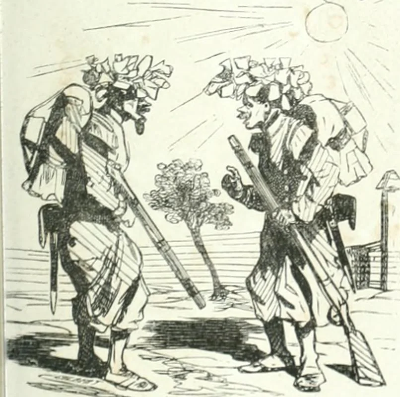 An illustration from Cham, 1853, leaf 268