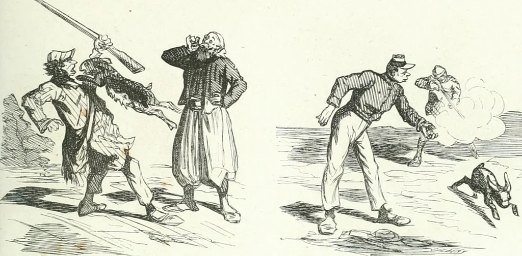 An illustration from Cham, 1853, leaf 284