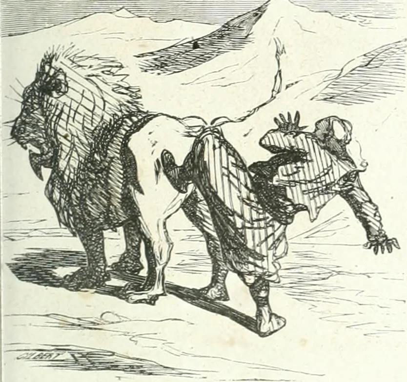 An illustration from Cham, 1853, leaf 292