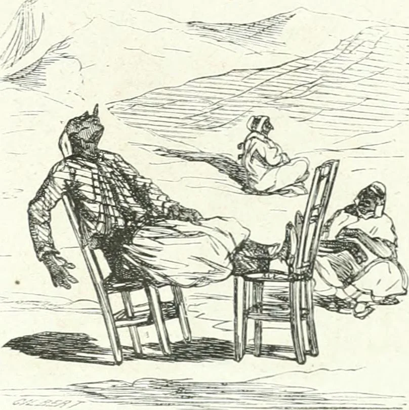 An illustration from Cham, 1853, leaf 292