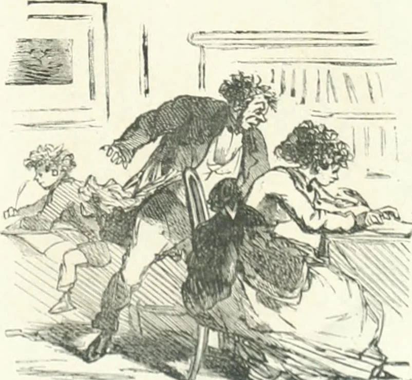 An illustration from Cham, 1853, leaf 306