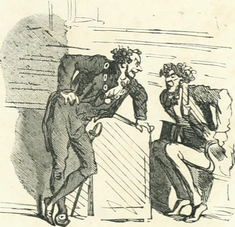 An illustration from Cham, 1853, leaf 308