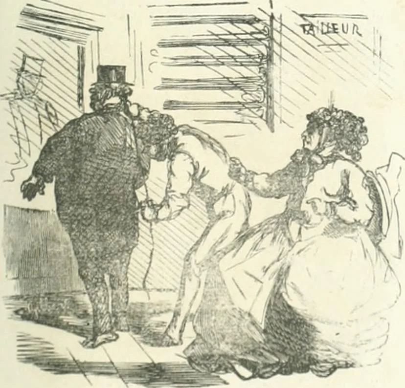 An illustration from Cham, 1853, leaf 310
