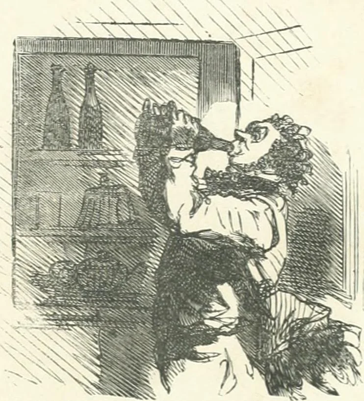 An illustration from Cham, 1853, leaf 318