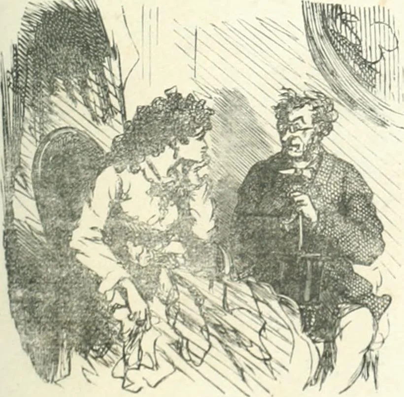 An illustration from Cham, 1853, leaf 318
