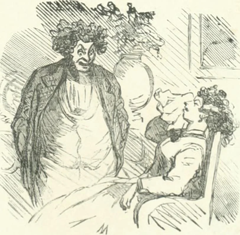 An illustration from Cham, 1853, leaf 318