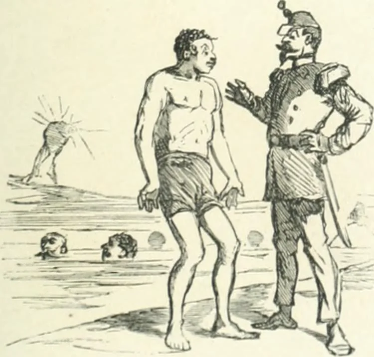 An illustration from Cham, 1853, leaf 320