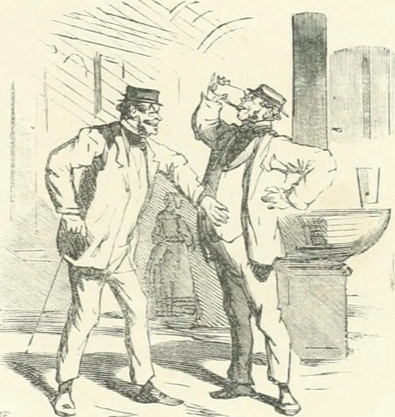 An illustration from Cham, 1853, leaf 322