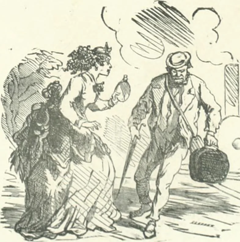 An illustration from Cham, 1853, leaf 328
