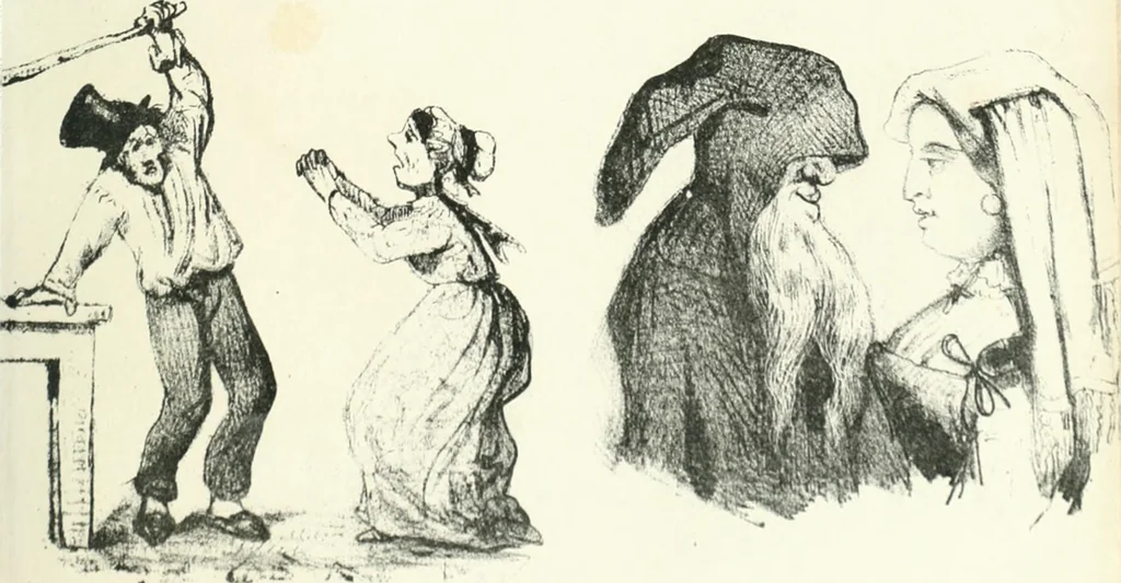 An illustration from Cham, 1853, leaf 334