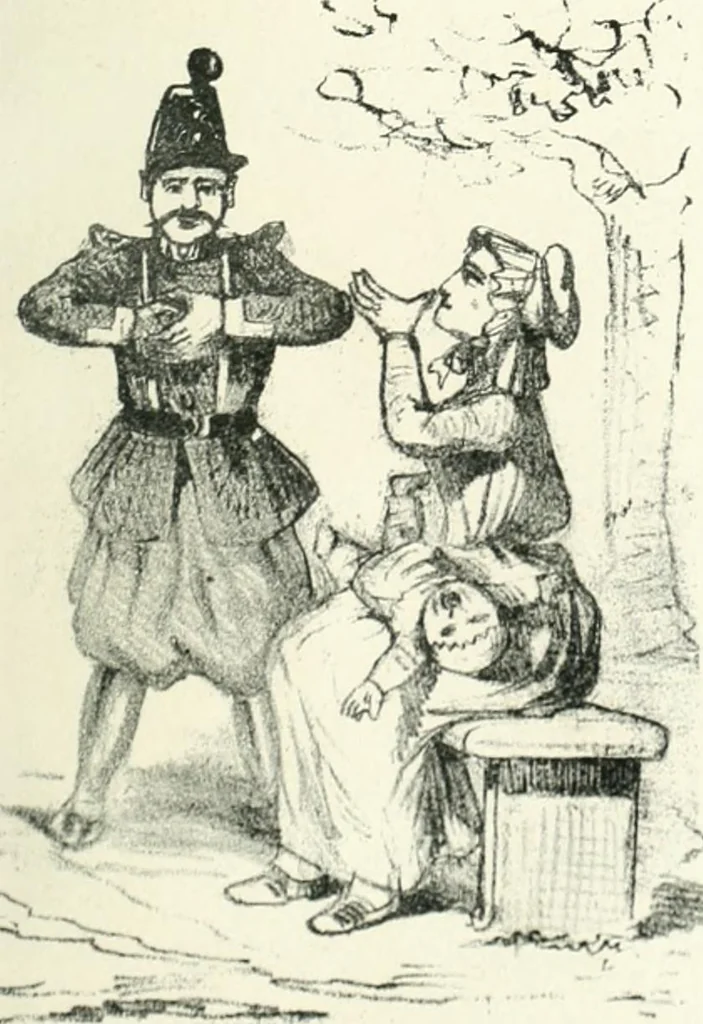 An illustration from Cham, 1853, leaf 340