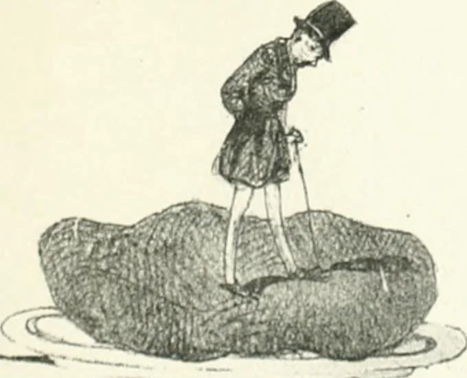 An illustration from Cham, 1853, leaf 350