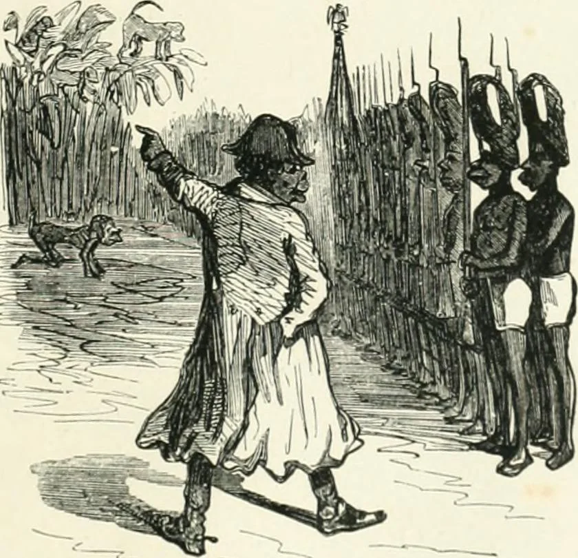 An illustration from Cham, 1853, leaf 356