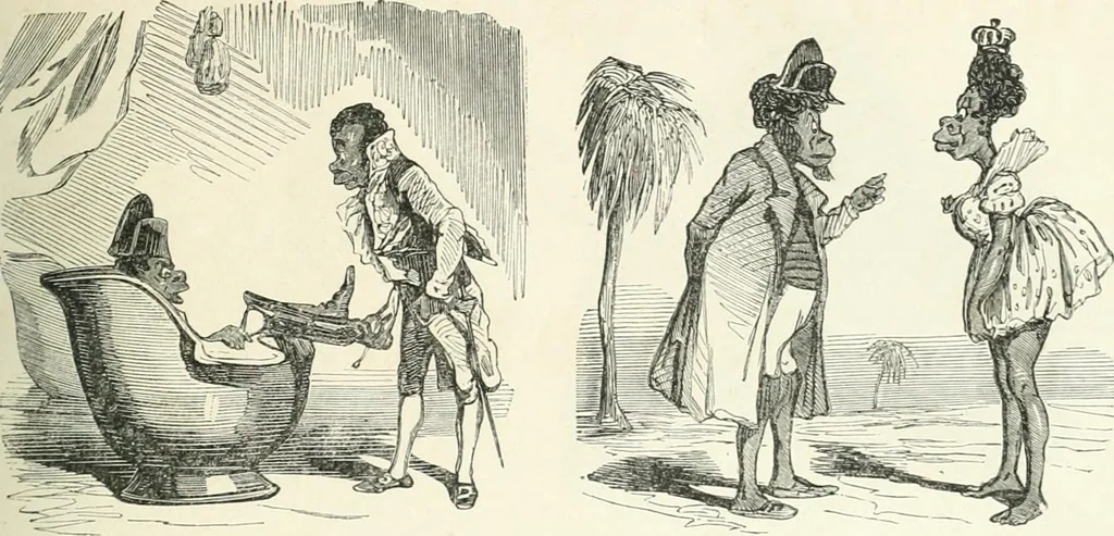 An illustration from Cham, 1853, leaf 358